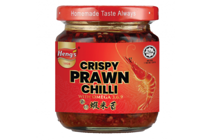 Heng's Crispy Prawn Chili 香脆虾米香 180GM（VIP会员价：RM8.90）